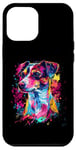 Coque pour iPhone 12 Pro Max Les amoureux du pop art coloré Jack Russell Terrier