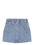 Paperbag Denim Skirt Blue Mango