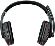 AVP G2 3.5mm Gaming Music PC Headset in Black & Red Mic & Adjustable Headband