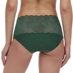 Chantelle Slip Taille Basse Femme - Softstretch, Taille Haute, Dentelle, Taille Unique 36-44 Vert Taille Unique