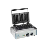 Gaufrier Électrique À Épi Plaque Téflon Professionnel Inox 1500W Pro 230V F