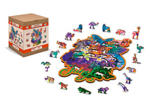 Puinen palapeli ainutlaatuisilla elementeillä "Jungle" Wooden Puzzle 300 pcs / Wooden.city