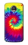 Tie Dye Swirl Color Case Cover For Motorola Moto Z2 Play, Z2 Force