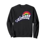 Aloha and Rainbows for the Islands in Hawaii Sweatshirt