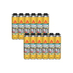 Sika - Lot de 12 mousses expansives tout en un Boom 528 - 500ml