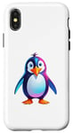 Coque pour iPhone X/XS Costume incroyable de pingouin pour les fans de l'Arctique