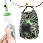 Douche solaire de Camping ,20 l ,avec indicateur de température , Douches de randonnée ,Portable , pour Le Camping, la Plage, Le Jardin, la Natation,