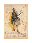 Wee Blue Coo War WWI France Infantry Soldier Battle Belgium Picture Wall Art Print