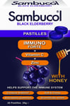 Sambucol Sambucol Pastilles Immuno Forte Vitamin C and Zinc with Honey-7 Pack