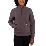 Carhartt Womens Midweight Relaxed Fit Half Zip Sweatshirt