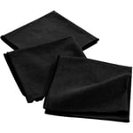 Douceur D'intérieur - Lot de 3 serviettes de table en coton recyclé Anaïs