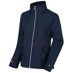 Regatta Veste protectrice légère et imperméable LAURENZA avec col Montant Jackets Waterproof Shell Femme, Navy, FR : XS (Taille Fabricant : 10)