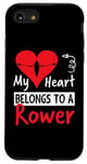 Coque pour iPhone SE (2020) / 7 / 8 Valentines Day Design - My Heart Belongs to a Rower