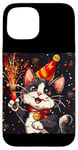 iPhone 15 Ring in the New Year Costume with a Cool Cat Vibe Case