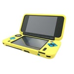 Housse étui protection silicone pour Nintendo NEW 2 DS XL (NEW 2DS LL) - Anti choc / rayures - Jaune - Straße Game ®