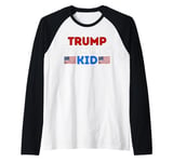 Donald Trump The Comeback Kid Apparel Show Support For Trump Raglan Baseball Tee