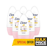 Dove Invisible Colors Anti-Perspirant Déodorant Roll-On 50ml 6-Pack