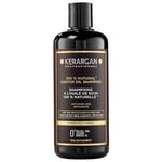 Kerargan - Anti-Hair Loss Shampoo with Castor Oil - Strengthens & Promotes Growth - Dry & Brittle Hair - Enriched with Keratin, Argan Oil, Aloe Vera - Sulfate, GMO & Silicone-Free - 16.9 fl oz