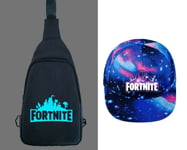 Boys Teens Adult Fortnite Should Bag Rucksack Battle Royal Baseball Cap Hat 6y+