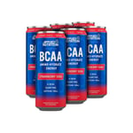 Applied Nutrition - BCAA Amino-Hydrate + Energy Cans Variationer Strawberry Soda - 12 x 330 ml.