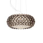 Foscarini Caboche Plus media LED dimbar pendel Grå