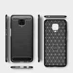 For Xiaomi Redmi Note 9 Pro Case Carbon Fibre Gel Cover Ultra Slim Shockproof