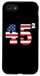 iPhone SE (2020) / 7 / 8 Trump 2024 45 Squared Second Term USA Vintage Case