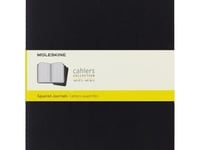 Moleskine Cahier, Monokromatiskt, Svart, 120 Ark, 120 G/M ^, Rutat Papper, Inbunden