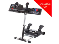 Wheel Stand Pro Deluxe V2, Svart, Rustfritt Stål, - Saitek Pro Flight Yoke System Throttle Quadrant, Trim Wheel And Panel - Logitech G25/G27 Racing...