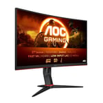 AOC Gaming C27G2Z3 - Moniteur incurvé FHD 27", 240 Hz - 280 Hz overclocké Fast VA 1 ms GtG HDR10 Support réglable en Hauteur Freesync (1920 x 1080, 300 CD/m2, HDMI 2.0/DP 1.2)