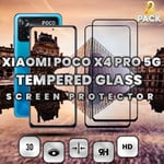 2-Pack Xiaomi POCO X4 Pro - Härdat Glas 9H - Super kvalitet 3D Skärmskydd