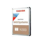 - Toshiba - Toshiba N300 NAS HDWG51CUZSVA - Hårddisk - 12 To - intern - 3,5" - SATA 6Gb/s - 7200 varv/min - cache: 5