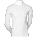 JBS Classic Roll Neck Long Sleeve Vit bomull 3XL Herr