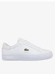 Lacoste Powercourt 1121 Trainers - White, White, Size 6, Men