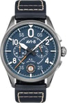 AVI-8 Watch Spitfire Lock Chronograph Channel Blue