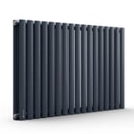 Tallheo 100 x 60 radiateur sèche-serviettes tubulaire 1445 W eau chaude 1/2