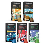 Il caffè Italiano Capsules Compatibles Nespresso Kit Dégustation 120pcs | Capsules Café Compatibles Nespresso Tour D’italie variées Intensités | Capsules Nespresso Compatibles Made In Italy | Frhome