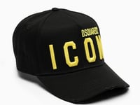 Dsquared2 Icon Baseball Cap Black Cult Hat New