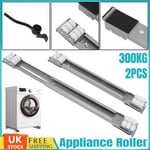 Pack of 2 Washing Machine Tumble Dryer Appliance Rollers Trolley High Quality UK