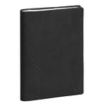 Exacompta - 154461E - Agenda semainier poche Agora Winner - 10 x 15 cm - Couverture amovible grain cuir lisse - Septembre 2023 à août 2024 - Coloris noir