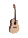 DIMAVERY JK-500 Western guitar, Cutaway, nature, DiMavery JK-500 Western gitarr, Cutaway, natur