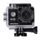 Grundig Action Camera HD720P Underwater Camera Waterproof up to 30 m 2 Inch LCD Screen Includes Various Accessories Motion Detection Black