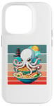 iPhone 14 Pro Octopus Ramen Japanese food pagoda playful cute Sea bowl Case