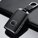 JHSOP Couverture de Cas de clé de Voiture en Alliage de Zinc en pâte de Cuir, pour Mazda 3 Alexa CX4 CX5 CX8 2019 2020 clé Intelligente à 3 Boutons