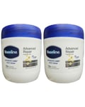 2x Vaseline Intensive Care Body Cream Advanced Repair Fragrance Free 400ml