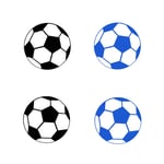 LeyuSmart Football Theme Thumb Grip Caps for Nintendo Switch,OLED,Switch Lite, FIFA Color Joystick Cap Skin, JoyCon Thumbstick Cover,4Pcs