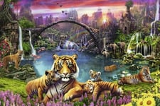 Ravensburger - Tiger Vid Paradislagun - Pussel - 3000 Delar