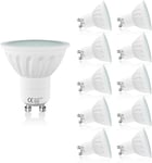 LAMPAOUS GU10 LED Bulbs Cool White 5W, 50W GU10 Halogen Bulbs Replacement, 120°