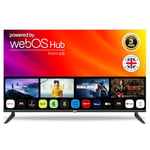 Cello 55″ 4K Ultra HD Frameless Smart Ultrafast WebOS TV, 3 Years Warranty, Freeview Play & FreeSat, Bluetooth, Netflix, Apple TV+, BBC iPlayer Frameless Bezel Made in the UK (2024 model)