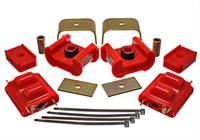 Energy Suspension 3.1124R motorfäste GM MOTOR & TRANNY MOUNT SET. 3.1116 3.1106, BOXED PACKAGING ONLY